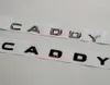 Для VW Golf Caddy Car Car Middle Trunk Sticker Logo для глянцевой черной хромергулярной буквы