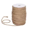 Party Supplies Decoration Twine 100m Längd 3 Strand Fiber Jute Rope Dia 4mm tungt för bröllopsduschar