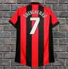 Retro Soccer Jerseys 95 96 02 03 04 05 06 07 09 10 11 12 13 14 AC Kaka Milan Ibrahimovic Weah Maldini Football Shirts 2006 2007 2008 2009 2010 Pirlo Baggio Jerseys Home Away Away