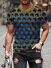 Camisetas para hombres Camufa 3d Camuflage Men Cabina Fashion Outdoor Casta O Neck Slewe Short Street Summer Street de gran tamaño Sport Militar