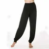 Calças ativas Mulheres calças de ioga PLUSTIMANTES DE TAMANHOS LEGGINGS BLOOMERS coloridos dança Taichi Modal Troushers Ropa Deportiva Mujer Gyml2403