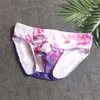 Costumi da bagno maschile slip sexy da nuoto sexy costumi da bagno in bikini con stampa floreale Shorts Shorts Trunks Trunks biancheria intima