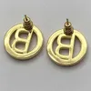 Desginer Blenciaga Baleciaga Jewelry Bajia B New Letter Full Diamond Pearl earrings Small Fresh Sweet Lovely Tembament Versatile Fragrant