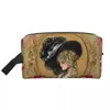 Aufbewahrungstaschen viktorianische Lady Print Toilettenbeutel tragbare Renaissance Angels Kosmetische Make -up -Organisatorin für Frauen Schönheit Dopp Kit Hülle