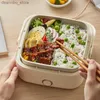 Bento Boxes 1.0L Electric Lunch Box Portable Rice Cooker Heating Bento Box Food Steamer Cooking Container Meal Lunch Box Food Warmer 220V L49