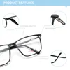 Sunglasses Frames Ltra Light Rectangle Comfortable Eyeglasses Retro Full Rim Optical Prescription Glasses Frame Men Women
