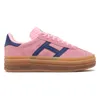 2024 bold casual shoes for women platform designer sneakers Black White Pink Glow Gum Cream Collegiate Green Grey Blue womens outdoor sports trainers