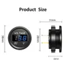 Neue Autos Voltmeter Digitale LED -Anzeige Mini Rundspannung Batteriespannung Tester Gauge Messgerät für Motorradboot Marine Truck ATV UTV