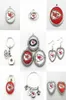 Football Kansas City Dangle Charms Mix Style DIY Pendant Bracelet Necklace Earrings Snap Button Jewelry Accessories1856995