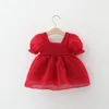 Girl Dresses Summer Dress Big Bow Kids Party For Baby Girls Casual Style Children Toddler Costume