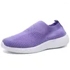 Casual Shoes Classic Running For Women Slip On Mesh Breathable Lightweight Tennis Sneakers Plus Size Outdoor Sport Walking
