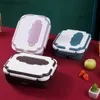 Bento Boxes 1.2L Electric Lunch Box With Spoon Fork Chopstick Waterless Electric Bento Lunch Box Leakproof Container Hem Bil Dual Use L49