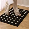 Tapis PVC Tapis à long terme Utiliser le tapis de plancher des tapis de cuisine non glissant pour les tapis de coureurs avec un support TPR résistant aux taches