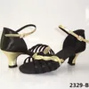 Танцевальная обувь бальные латинские женщины Bdsalsa BD 2329 Черное золото