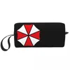 Сумки для хранения Umbrella Corporation Corp Cosmetic Bag Женщины милые большие возможности видеоигр для макияжа для красоты туалебки для красоты