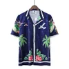 Top Design Men's Shorts 2023 High Street Flower Shirt Suit Place Surfing Full Print Shirt Cardigan décontracté Shorts assortis Hommes