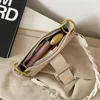 Umhängetaschen weißer Crossbody für Frauen Leder Hobo Handtaschen kleine Einkaufstasche Frauen Steinmuster Messenger Sack Femme 2024