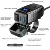 New Motorcycle USB C Fast Cellular Waterproof QC3.0 Type-c Port Socket Connector with Voltmeter Digital Camera Phone Charger