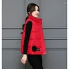 Women's Vests Woman Jacket Vest Cotton Clothing Coat Short Small Cotton-Padded Special Sale Chaleco Mujer
