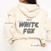 Beyaz Foxx Set Hoodie Kadınlar Beyaz Foxx Hoodie Tasarımcı Takip Setleri Kadın Giysileri Giyim Seti Sportif Uzun Kollu Külot Kapüşonlu Takip