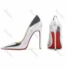 Luxus-Kleiderschuhe Heels Schuhe Frau Designer Patent Leder Lady Womandress Promdress Whitedress Party Hochzeit Frauen Pumpen Größe 34-44