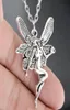 Angel Fairy Pendant Collier Vintage Fashion Déclaration Femme Femmes Chaîne Cross Bijoux Punk Goth Gothic Wicca Accessoires3971896