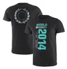 2023 Nouveau T-shirt F1 Formule 1 T-shirt à manches courtes T-shirt Fans de course d'été T-shirt Sécheur de motocross de motocross extérieur rapide
