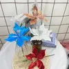 Kwiaty dekoracyjne Wysokiej jakości sztuczny kwiat Bożego Narodzenia nowoczesny dom domowy układ ślub Wazony akcesoria naturalne zachowane