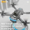 Drones 8k Mini P15 Double caméra Drone 360 degrés Flippant un clic sur Hover Aerial Photography Quadcopter For Travel Toys Gift 24416