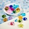 Kids Summer Pool Diving Treasure Hunt Game Ocean Treasure Gems Acrylic Gems Underwater Water Games Pool Accessories Set Children Toys 240408