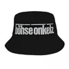 Berets Deutsche Bohse Onkelz Bucket Hut Fashion Logo Streetwear Fisherman Caps Persönlichkeit Urlaubshüte für Unisex Classic Printed Mütze