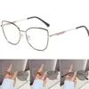 Óculos de sol Cat Ear Pochromic Metal Glasses Frame Moda Sexy Eye Reading For Women Girls Eyes Accessori Z7Z1