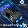 Nouvelle mise à niveau Buwei 90W charge de voiture USB Dual QC3.0 SPIRSEMENT SOCKET MULTIFONCTIONS DE CHARGE SUPER FAST 180 ° Direction Réglable