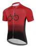 Heren Zip Up kleurenblok Cycling Jersey Snel droog vocht Wicking Ademende korte mouwen MTB Mountain Bike Shirt 240411
