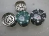 Zinc Alloy Poker Chip Herb Mini Poker Chip Style 3 Piece Herb Spice Tobacco Grinder Poker Herb Smoke Cigarette Grinder ZZ