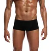 Sous-pants Jaycosin Men's Underwear Nylon Men Solid Color Boxer Shorts serrés Souchés ultra-minces de haute qualité sexy