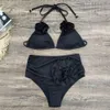 Bikini blanc pur épaissie du maillot de bain en bikini blanc pur