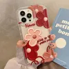 携帯電話のケース油絵の花の電話の電話ケース15 Pro Max Case Phone 13 11 12 14 Pro Max Xr XS X 7 8 Plus SEソフトショックプルーフカバー