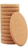 100pcs Cork Coasters Edge Round 1001005 mm PAUTS MATS Corkcoaster en bois 101005cm Plant en bois Coasterabsorbent Mat Boar7515910