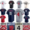 2024 Custom S-4xl Byron Buxton Jersey Correa Luis Arraez Jose Miranda Jorge Polanco Макс Кеплер Ройс Льюис Джхоан Дюран Джо Райан Миннесота Твин Галло Бейсбол Бейсбол