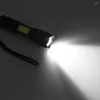 Flashlights Torches POCKETMAN COB LED 4 Lighting Modes USB Rechargeable Waterproof Zoom Torch For Cycling Camping Hunting