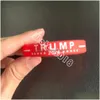 Party Favor Trump 2024 Sile Bracelet Black Blue Red Wristband Save America Again 6 Style Drop Delivery Home Garden Festive Supplies Ev Dhzg1