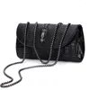 Totes Designer Handtaschen Frauen Leder Crocodile Stone Muster Bag Korean Damen kleine Schulter -Crossbody -Taschen 2024