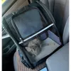 Collapsible Dog Backpack for Small Pet Dog Cat Backpack Mesh Ventilation Bag Breathable Pet Bag for Outdoor Travel 240409
