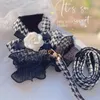 Pet Dog Cat Roupos Houndstooth Tactle Tactle Teddy Bear Go Out Style Style Dog Leash