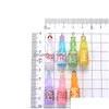 Other Drinkware Wholesale 10Pcs Pack 10X37Mm Classic Korean Drink Bottle Pendant Fashion Resin For Making Keychain Diy Gifts Accesso Dh5Jv