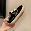 Casual Shoes MILI-MIYA Arrival Crystal Stars Women Cow Suede Sneakers Thick Bottom Flat Heel Lace Up Round Toe Big Size 34-40 Handmade