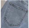 Plus -storlek l5xl y2k denim shorts för kvinnor hög midja mode sommar gata sexig jean pant kvinnliga kläder 240409