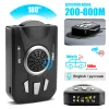 Detectoren Boruit Universal Car M8 Volledige band Scanning Auto Radar Voice Alert waarschuwingssnelheidscontroledetector