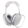 Para AirPods Max Bluetooth Auriculares Accesorios de auriculares Transparentes TPU Sólido sólido Impermeable Case de protección AirPod Maxs Auriculares Cubierta de auriculares